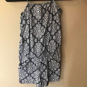 Black and white romper from Old Navy.